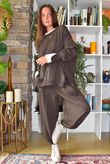 Lagen Shelby Barrel Pant Chocolate